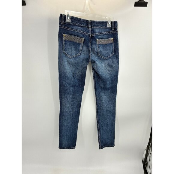 Cache Womens Jeans Size 2 Skinny Jeans Stretch Blue Denim Y2K - Picture 3 of 6